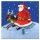 Karte "Santa and Reindeer Xmas" 6Stk
