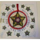 Karte mit Anhänger "Crochet Motif Christmas"