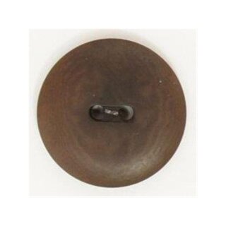 18mm Steinnuss-Knopf "Farbig" Dunkelbraun