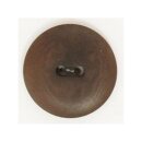 18mm Steinnuss-Knopf "Farbig" Dunkelbraun