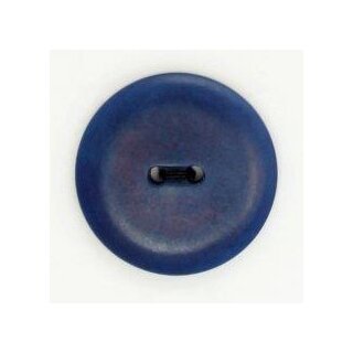 18mm Steinnuss-Knopf "Farbig" Tintenblau