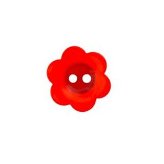 15mm Polyesterknopf "Blume"