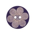 20mm Polyesterknopf "Blume"