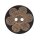 Knopf "Blume" 20mm schwarz