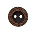 Knopf "Holz" 12mm Zickzack