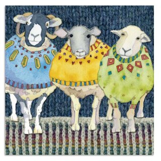Karte "Three Woolly Sheep" SIS09