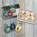 Maschenmarkierer Dose  "Alpacas and Friends"