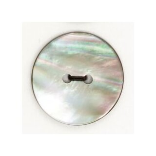 14mm Perlmuttknopf "Naturgrau"