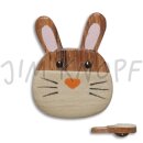 32mm Holzknopf "Hase"
