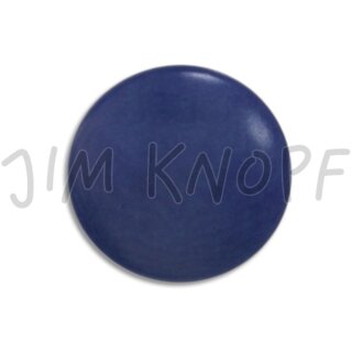 11mm Steinnuss-Knopf "Blau"