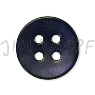 Knopf "Perlmutt" 23mm blau