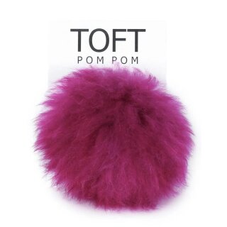 Toft Alpaka Pom Pom Magenta