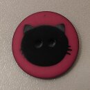 Knopf "Katze" 18mm pink