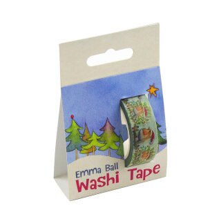 Washi Tape &quot;Christmas Robins&quot; WAS12