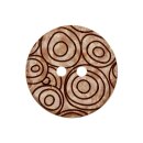 23mm Kokosknopf "Creme"-