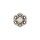 Knopf "Metall" 9mm Blume