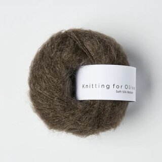 Knitting for Olive - Soft Silk Mohair Dark Moose