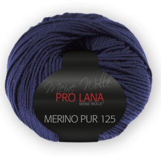 Merino Pur 125 50 Nachtblau