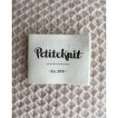 Textillabel "PetiteKnit - Est. 2016"