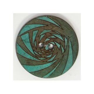 Knopf "Kokos" 30,5mm türkis