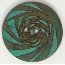 30,5mm Kokosknopf "Türkis"