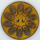30,5mm Kokosnussknopf "Blüte"