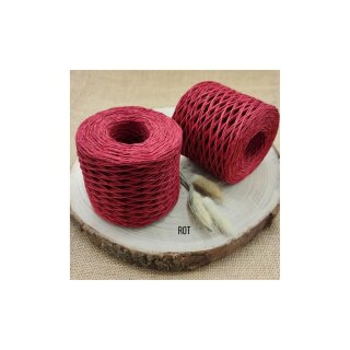Raffia Garn gewickelt 13 Rot