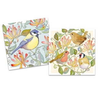 Karten Mini "Garden Birds"