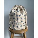 Get Your Knit Together Bag Grand - Midnight Blue Flower