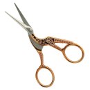 Stickschere "Storch" roségold