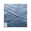 Økologisk Pimabomuld 3734 Staubiges Blau