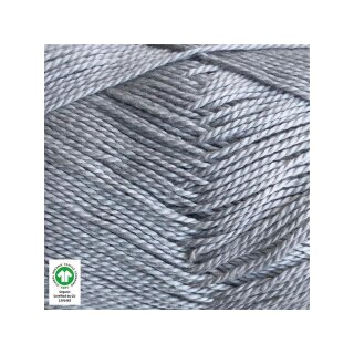 Økologisk Pimabomuld 3722 Silbergrau
