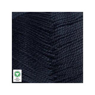 Økologisk Pimabomuld 3728 Schwarz