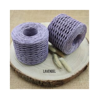 Raffia Garn gewickelt Lavendel