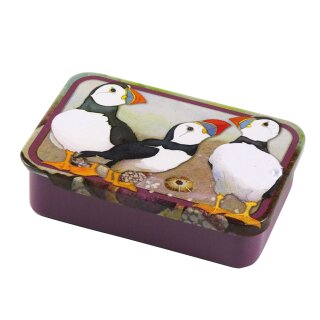 Taschendose "Felted Puffins"