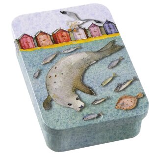 Taschendose "Swimming Seals"