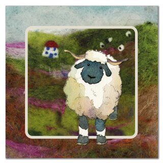 Karte "Scottish Blackface Sheep" FT03