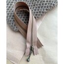 Reißverschluss 23 cm Hazelnut