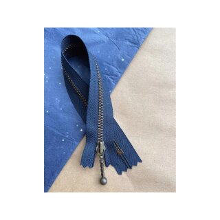 Reißverschluss 23 cm Navy