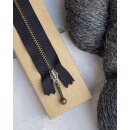 Reißverschluss 28 cm Black