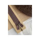 Reißverschluss 28 cm Chocolate Brown