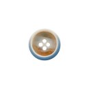 15mm Polyesterknopf "Blau"