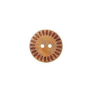Knopf "Holz" 23mm hellbraun
