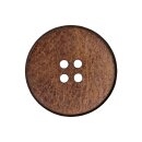 Knopf "Leder" 18mm mittelbraun