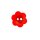 15mm Polyesterknopf "Blume"