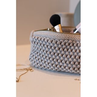 Multicolor beige / blue / brown