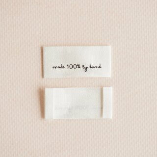 Made 100% by hand
